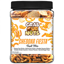 Grab Our Nuts Snack Mix Cheddar Fiesta 26oz Jar