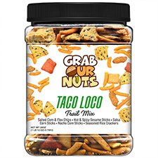 Grab Our Nuts Snack Mix Taco Loco 28oz Jar