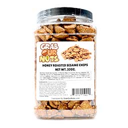 Grab Our Nuts Honey Roasted Sesame Chips 32oz.