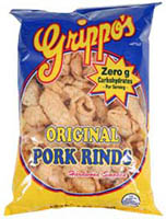 Grippos Plain Pork Rinds 2oz Bags 24ct