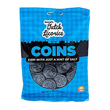 Gustafs Licorice Coins 5.29oz Bag