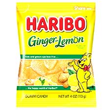 Haribo Ginger Lemon 4oz Bag