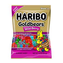 Haribo Goldbears Wildberry 4oz Bag