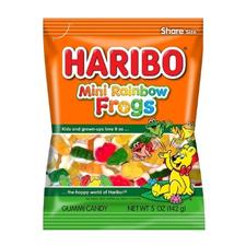 Haribo Mini Rainbow Frogs 5oz Bag