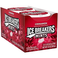 Ice Breakers Sugar Free Mints Cinnamon 8ct Box