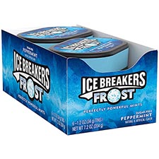 Ice Breakers Frost Peppermint Sugar Free Mints 6ct Box