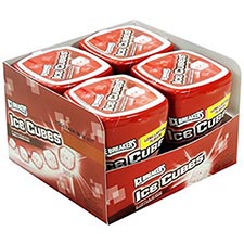 Ice Breakers Ice Cubes Cinnamon Sugar Free Chewing Gum 4ct Box