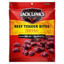 Jack Links Beef Tender Bites Teriyaki 3.25oz Bag