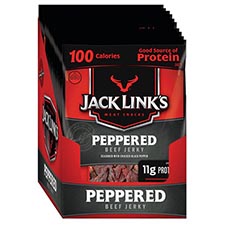 Jack Links Jerky Peppered 1.25oz 10ct Box