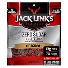 Jack Links Jerky Zero Sugar 2.3oz Bag