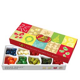 Jelly Belly 10 Flavor Christmas 4.25 oz Gift Box