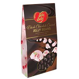 Jelly Belly Dark Chocolate Covered Peppermint Bark 3.8oz Gable Box Expires March 15th 2025
