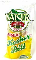 Kaiser Jumbo Kosher Dill Pickle Pouches 12ct