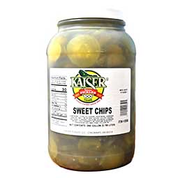 Kaiser Sweet Chips Pickles Gallon Jar 