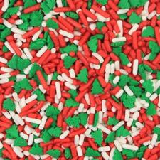 Candy Retailer Christmas Tree Cupcake Sprinkles 4oz