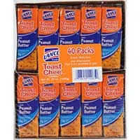 Lance Toast Chee Peanut Crackers 40ct Box