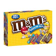 M and M Variety Pack 30ct Box