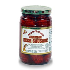 Matt and Dana American Beer Sausage 10oz Jar