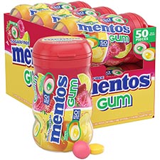 Mentos Sugar Free Gum Red Fruit Lime 6ct Box