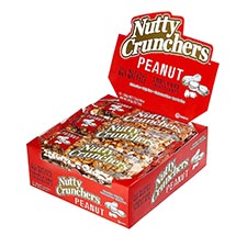 Nutty Crunchers Peanut 2oz Bars 12ct Box