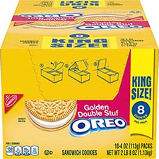Oreo Golden King Size Double Stuff 4 oz 10 ct Box