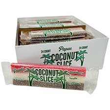 Papas Coconut Slices 24ct Box