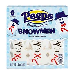 Peeps Marshmallow Snowmen 3oz 6ct