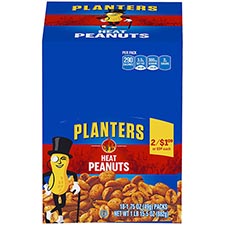 Planters Heat Peanuts 15ct Box