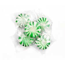 Quality Candy Spearmint Starlight Mints 1lb