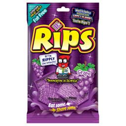 Rips Bites Grape 4oz Bag