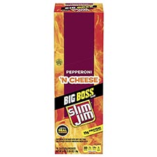 Slim Jim Big Boss Pepperoni n Cheese 18ct Box