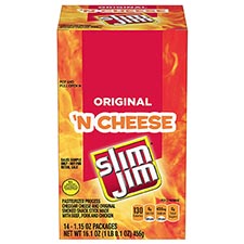 Slim Jim Original n Cheese 14ct Box