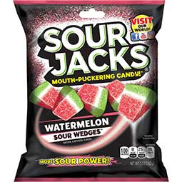 Sour Jacks Watermelon Sour Wedges 5oz Bag