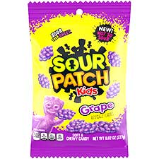 Sour Patch Kids Grape 8oz Bag
