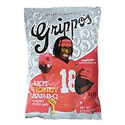 Grippos Hot Honey BBQ Potato Chips 2.75oz Bags 36ct