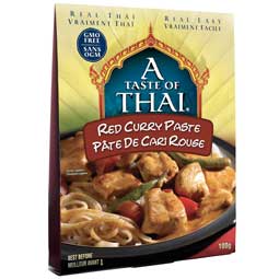 Taste of Thai Red Curry Paste 1.75oz Box