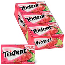 Trident Sugar Free Gum Island Berry Lime 12ct Box