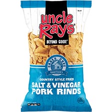 Uncle Rays Pork Rinds Salt and Vinegar 2oz 12ct