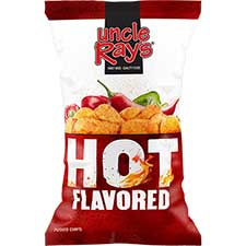 Uncle Rays Potato Chips Hot 3oz 12ct