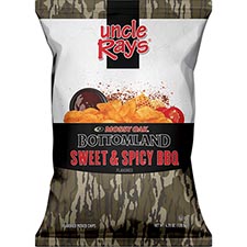 Uncle Rays Potato Chips Mossy Oak BBQ Sweet and Spicy 4.25oz 20ct