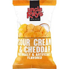 Uncle Rays Potato Chips Sour Cream and Cheddar 3oz 12ct