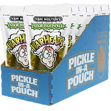 Van Holtens Jumbo Warheads Sour Dill Pickles 12ct Box