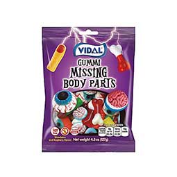 Vidal Gummi Missing Body Parts 4.5oz Bag