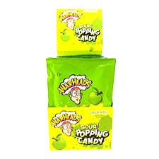 Warheads Popping Candy Sour Apple 20ct Box