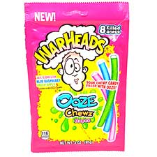 Warheads Ooze Chewz Ropes 3oz Bag