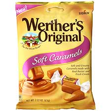 Werthers Original Soft Caramels 2.2oz Bag