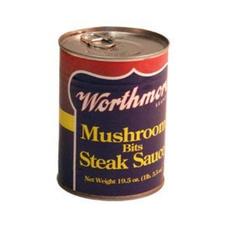 Worthmore Mushroom Bits Steak Sauce 19.5 Oz