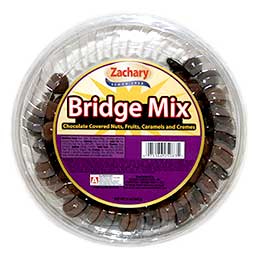 Zachary Chocolate Bridge Mix 12oz Tub