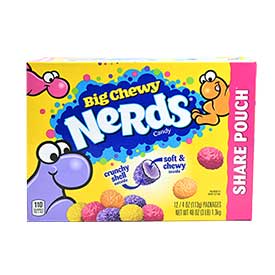 Nerds Valentine Candy Treat Size Boxes, Strawberry and Punch