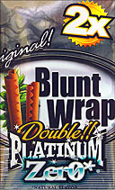 BLUNT WRAP DOUBLE PLATINUM - ZERO - 25 PACKS OF 2